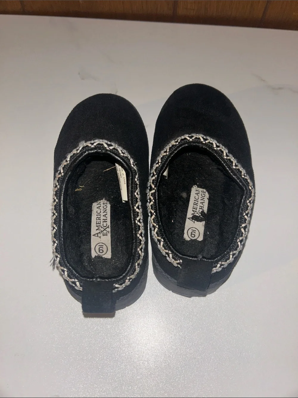 American Exchange | Toddler Slip-On Clogs with Braided Trim